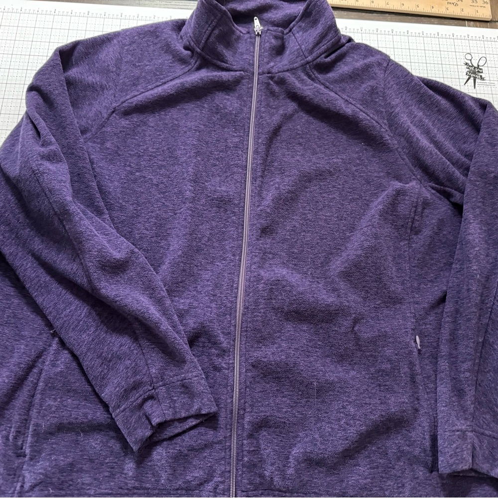 Duluth Trading Co Purple Fleece Jacket